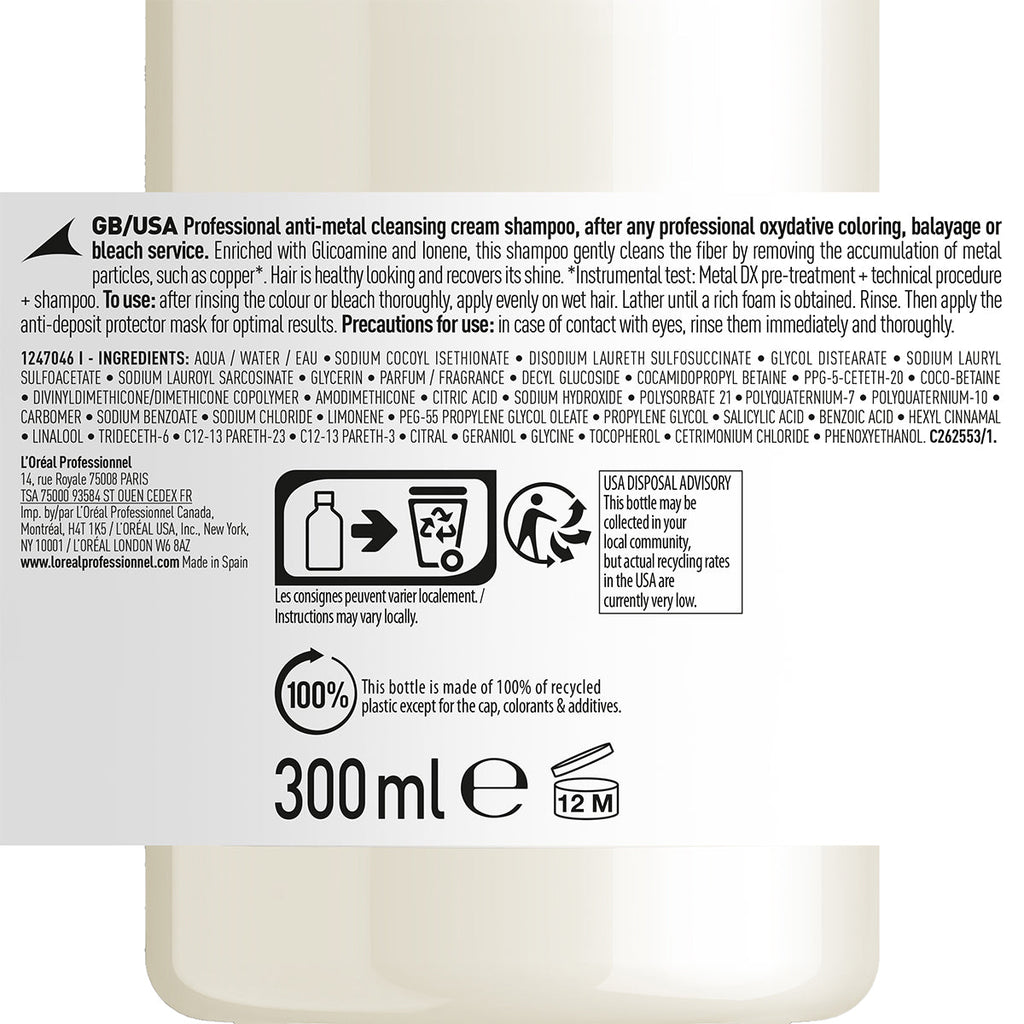 L'Oréal Professionnel Serie Expert Metal Detox Shampoo 300ml