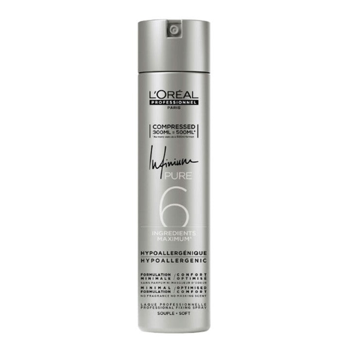 L'Oréal Professionnel Infinium Pure Soft Laca de fijación suave 300ml