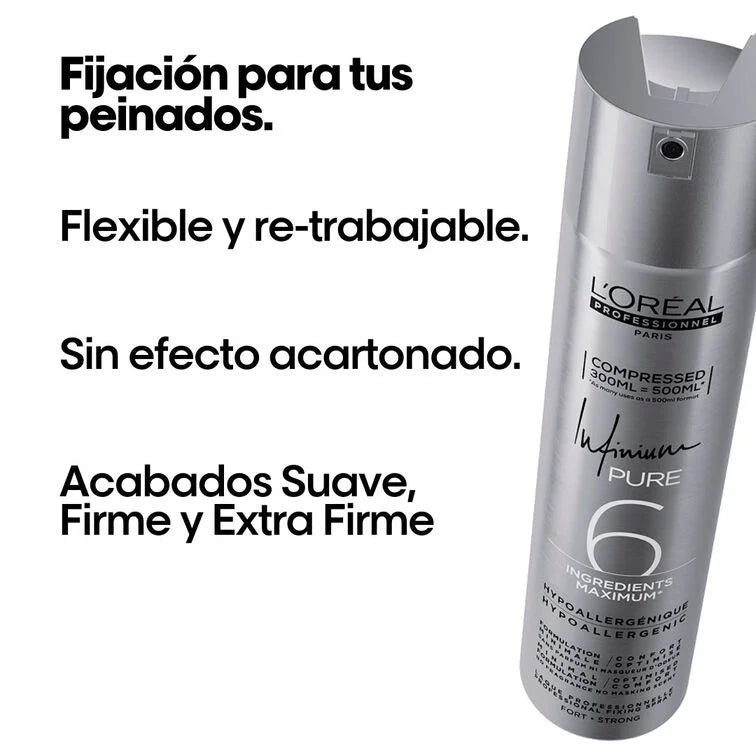 L'Oréal Professionnel Infinium Pure Soft Laca 300ml