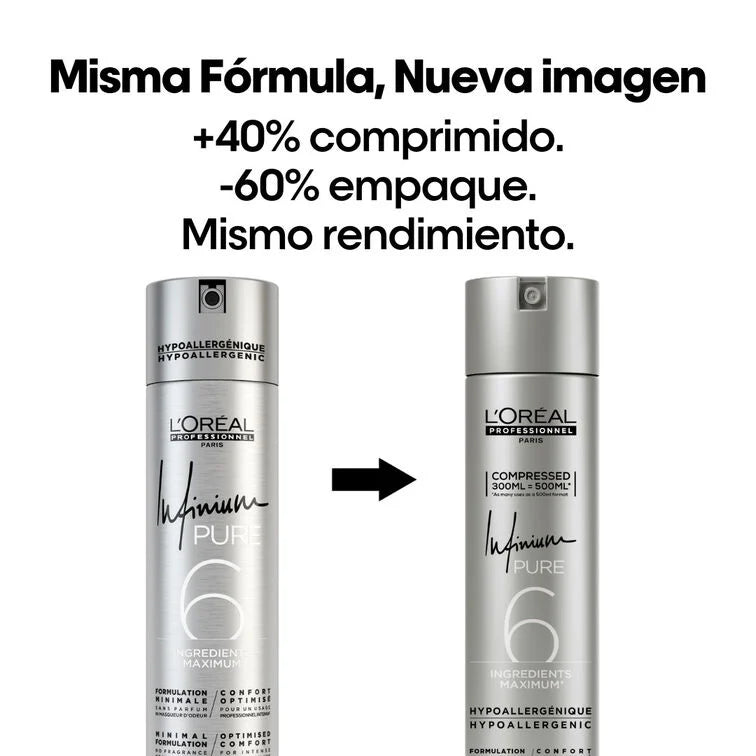 L'Oréal Professionnel Infinium Pure Soft Laca 300ml