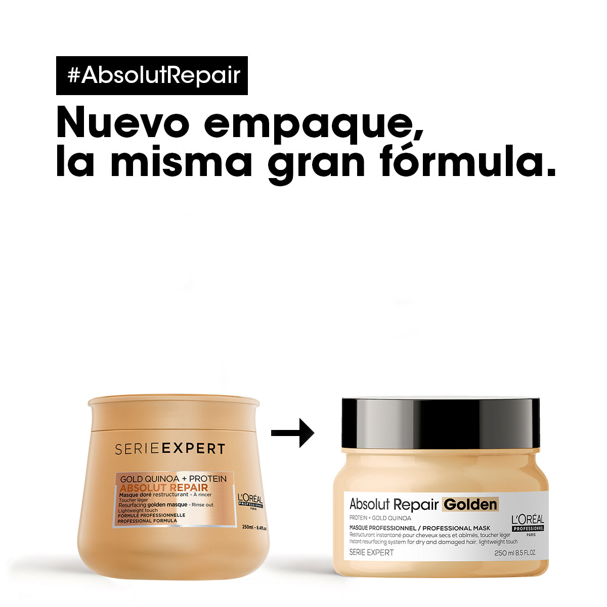 L'Oréal Professionnel Serie Expert Absolut Repair Golden Mascarilla 250ml