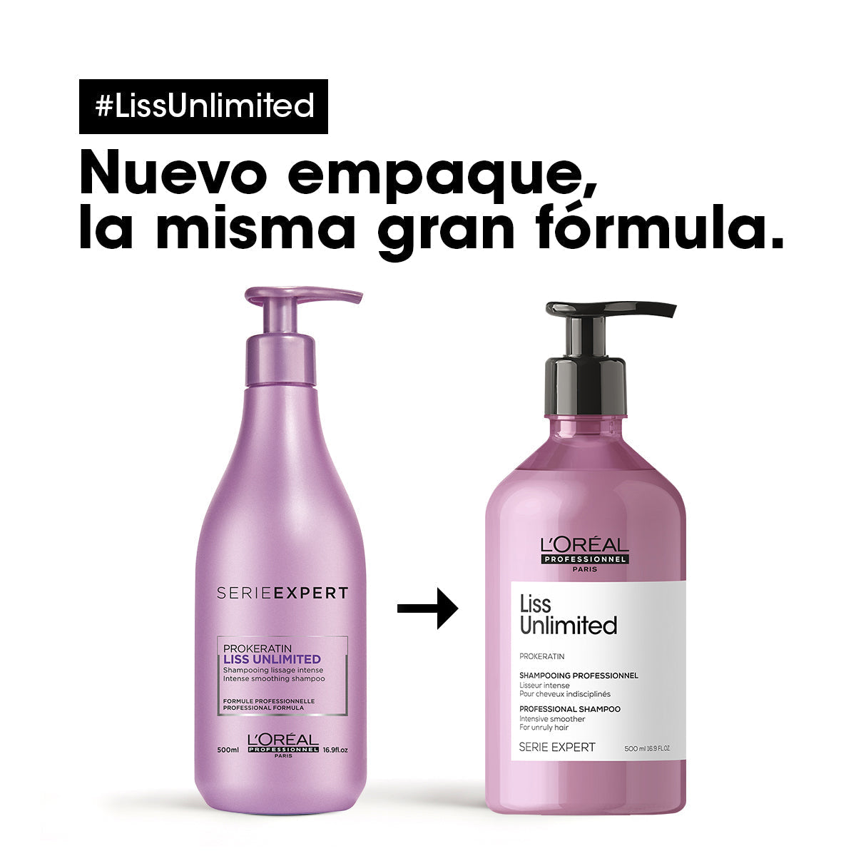 Shampoo Serie Expert Liss Unlimited 500ml