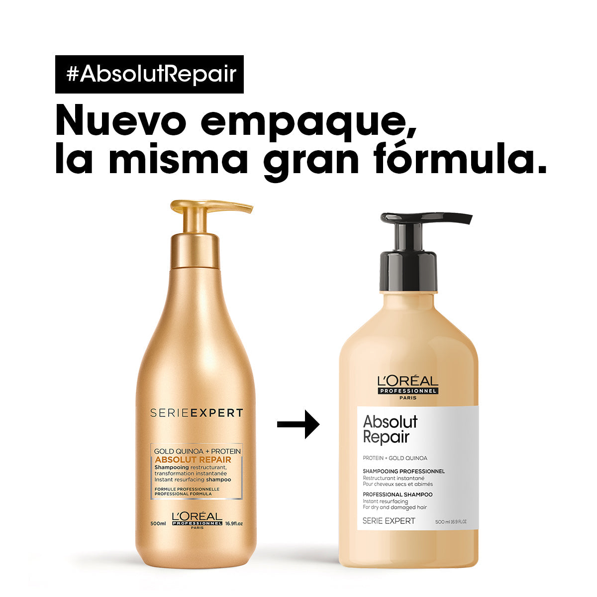 L'Oréal Professionnel Serie Expert Absolut Repair Shampoo 500ml