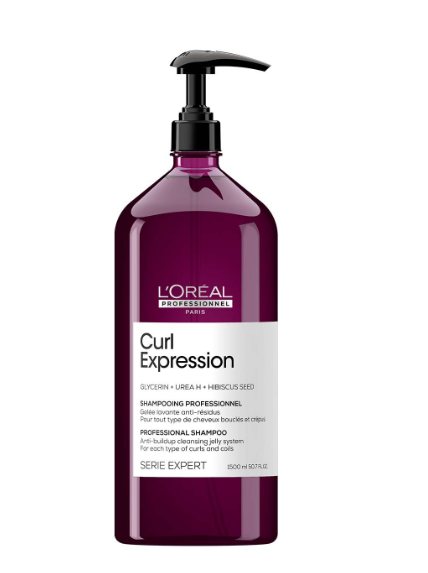 L'Oréal Professionnel Serie Expert Curl Expression Shampoo Jelly 1500ml de limpieza profunda para rizos y ondas