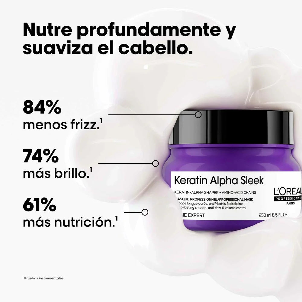 L'Oréal Professionnel Keratin Alpha Sleek Mascarilla 250ml