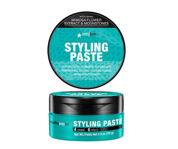 Sexy Hair Pasta Styling Paste 70g con fijación media y acabado satinado para esculpir texturas definidas