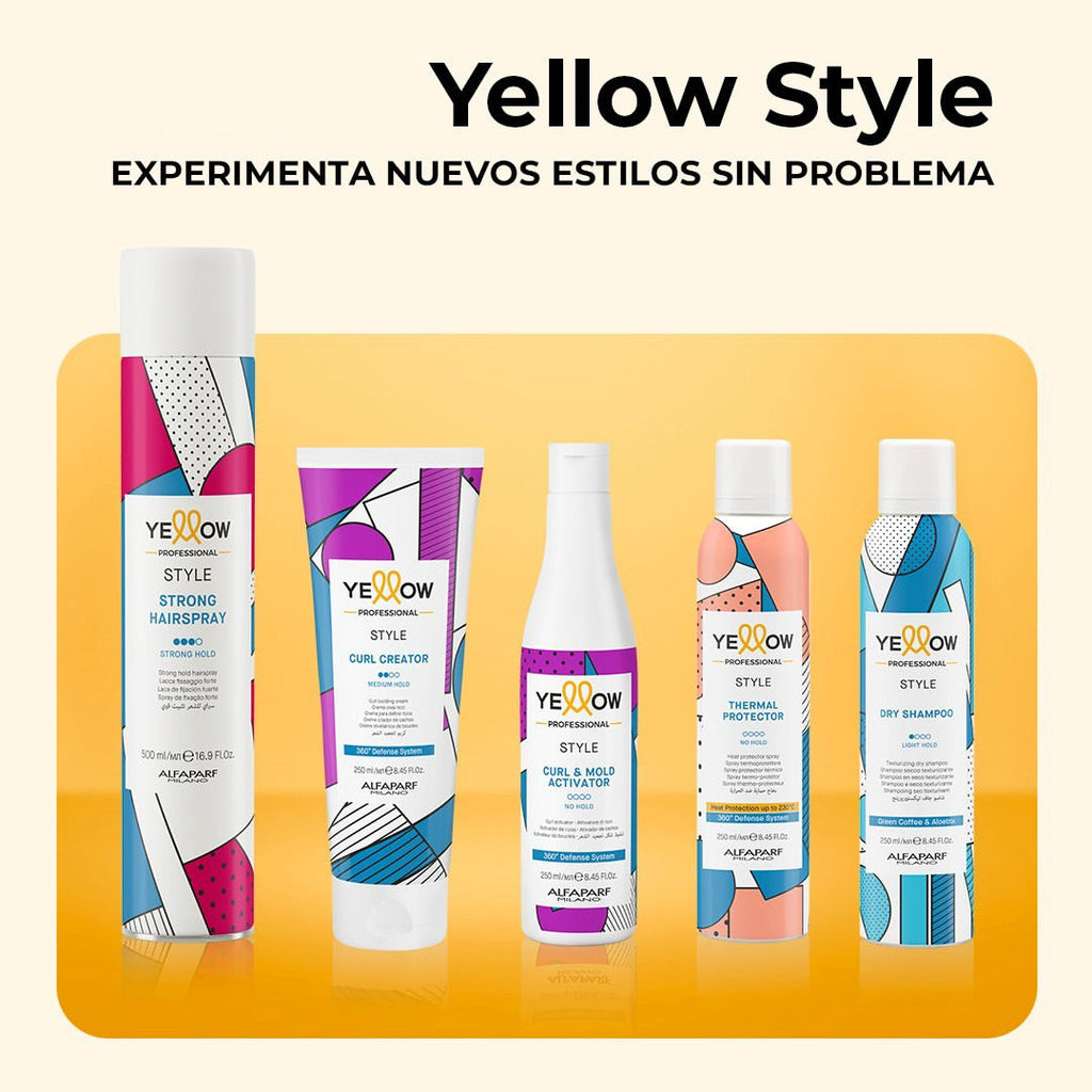 Yellow Style Strong Hairspray 500ml