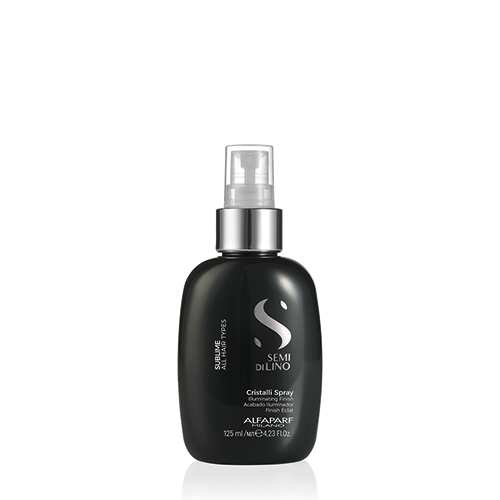 Alfaparf Milano Semi di Lino Sublime Cristalli Spray 125ml finalizador de brillo inmediato con protección térmica para el cabello
