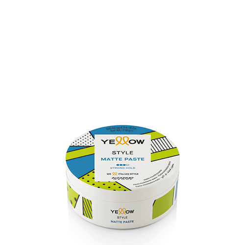Yellow Style Matte Paste 100ml cera de modelado profesional con fijación fuerte y acabado mate absoluto libre de residuos