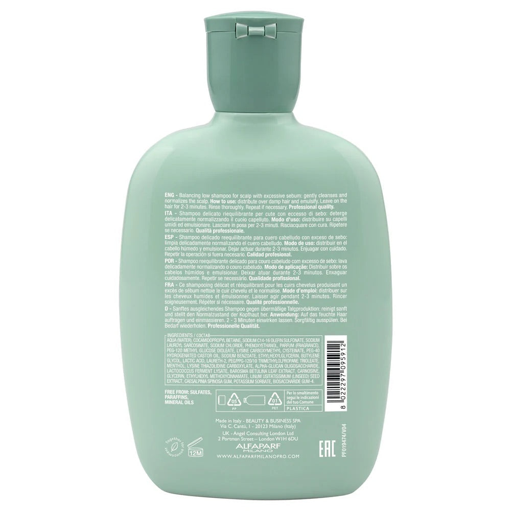 Alfaparf Milano Semi di Lino Scalp Rebalance Shampoo Equilibrante 250ml