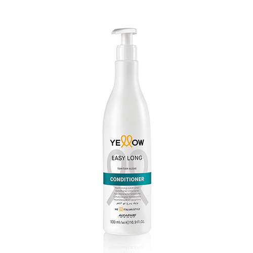 Yellow Easy Long Acondicionador 500ml fortalece y acelera el crecimiento capilar con alga de Tahití para un cabello largo y fuerte