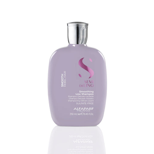 Alfaparf Milano Semi di Lino Smooth Shampoo Alisante 250ml para un control total del frizz y brillo intenso en cabello rebelde