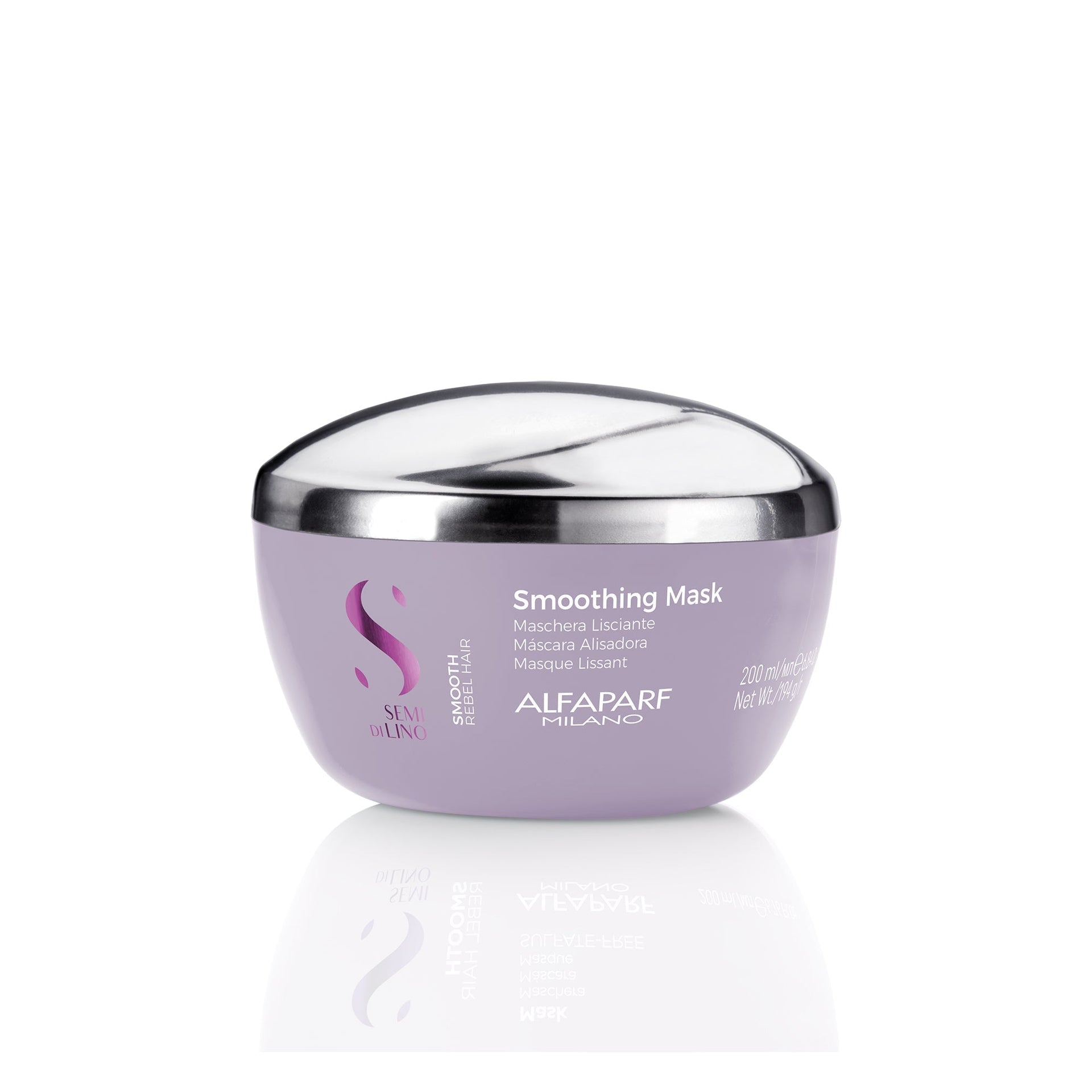 Alfaparf Milano Semi di Lino Smooth Mascarilla Alisadora 200ml tratamiento intensivo para control del frizz y suavidad extrema