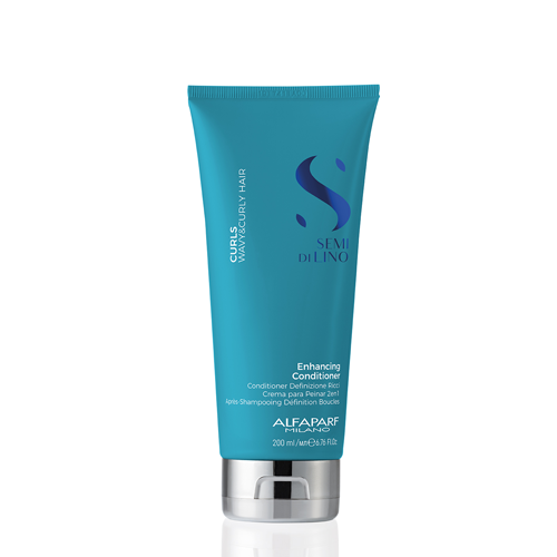Alfaparf Milano Semi di Lino Curls Enhancing Low Acondicionador 200ml para rizos definidos e hidratados sin frizz