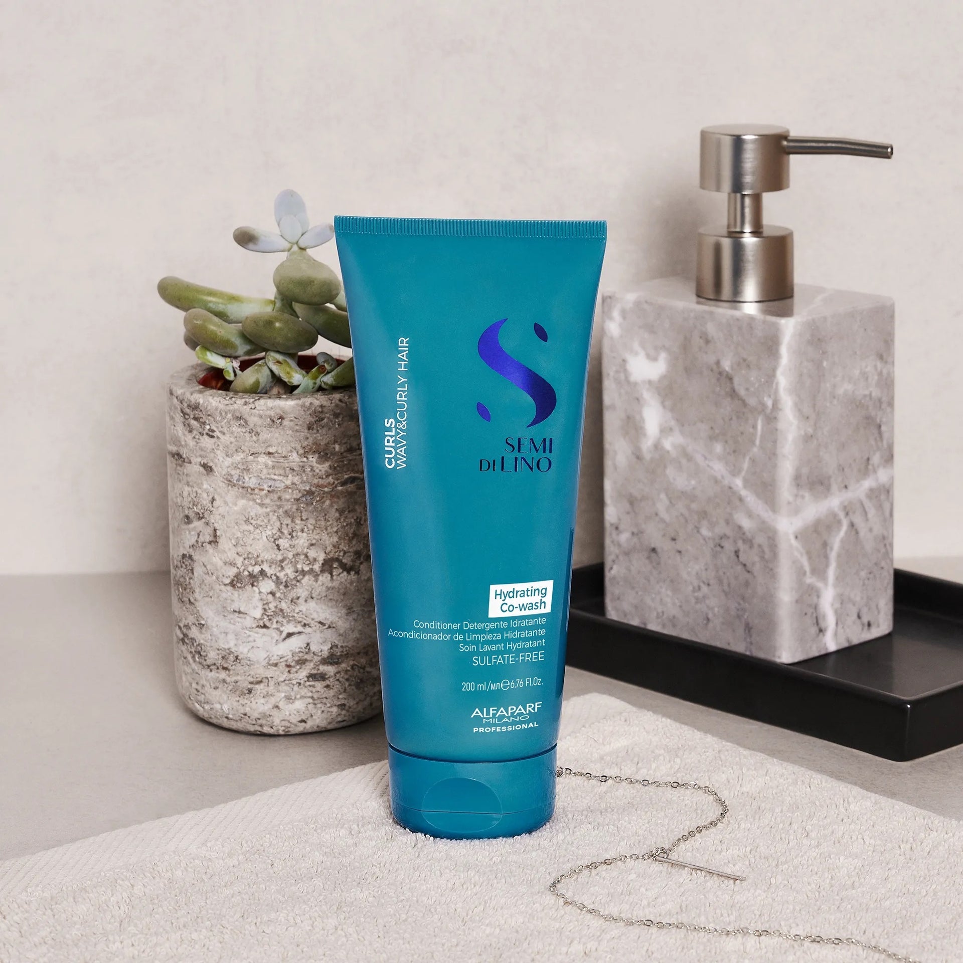 Alfaparf Milano Semi di Lino Curls Hydrating Acondicionador Co-Wash 200ml