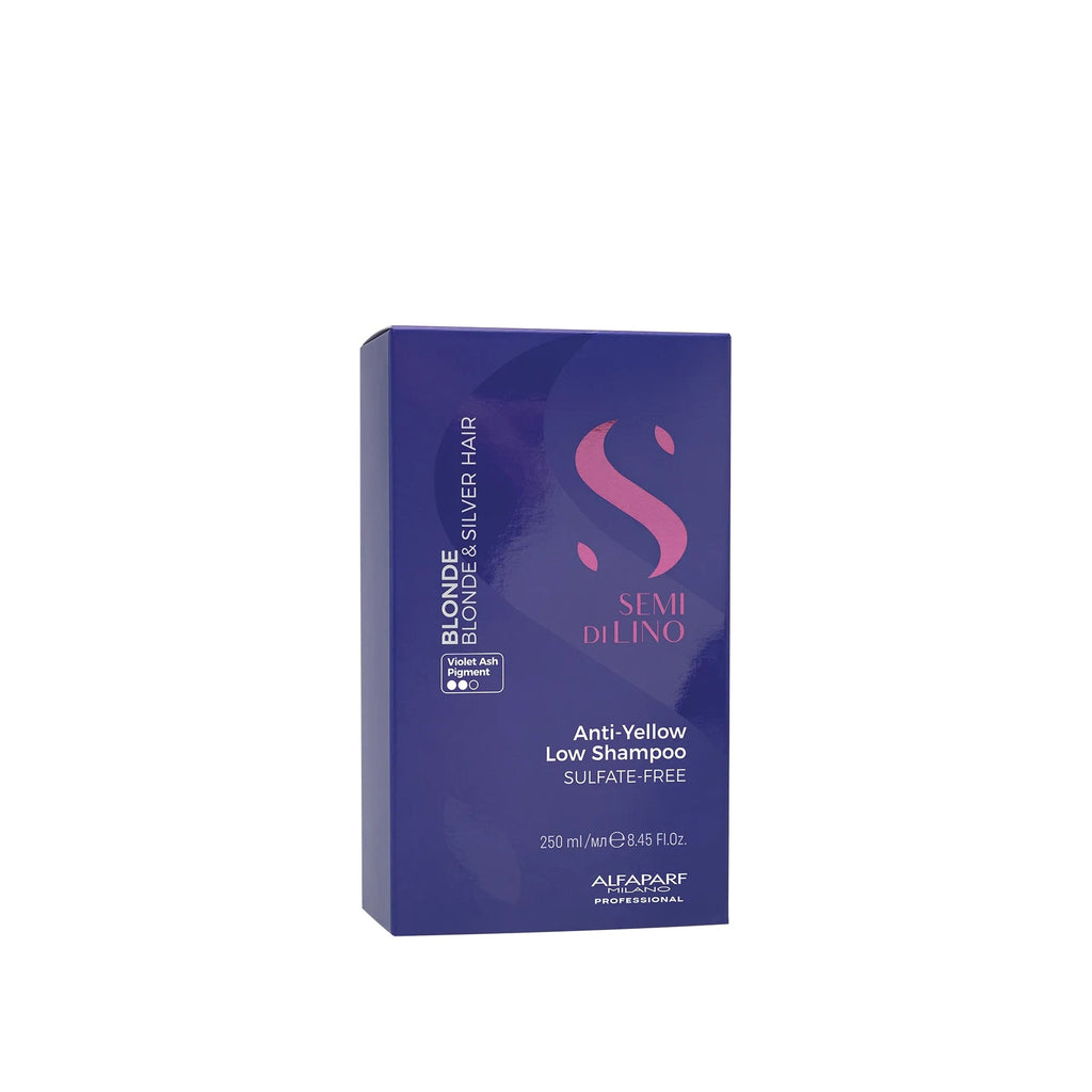 Alfaparf Milano Semi di Lino Blonde & Brunette Champú Matizador para Cabellos Rubios 250ml