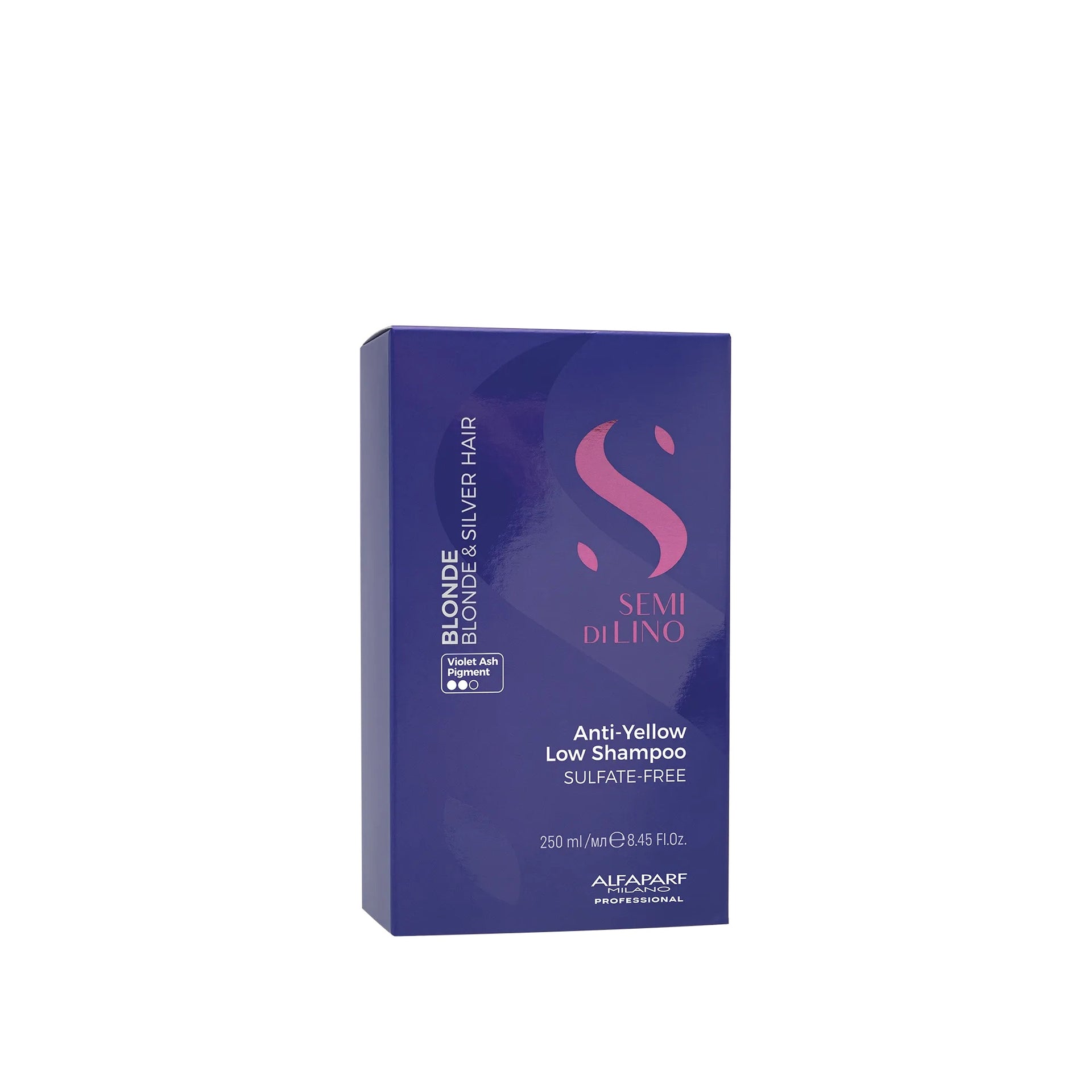 Alfaparf Milano Semi di Lino Blonde & Brunette Champú Matizador para Cabellos Rubios 250ml