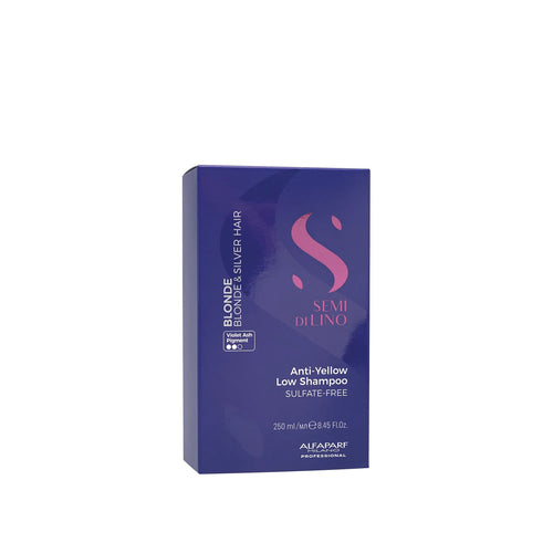 Alfaparf Milano Semi di Lino Blonde & Brunette Champú Matizador para Cabellos Rubios 250ml
