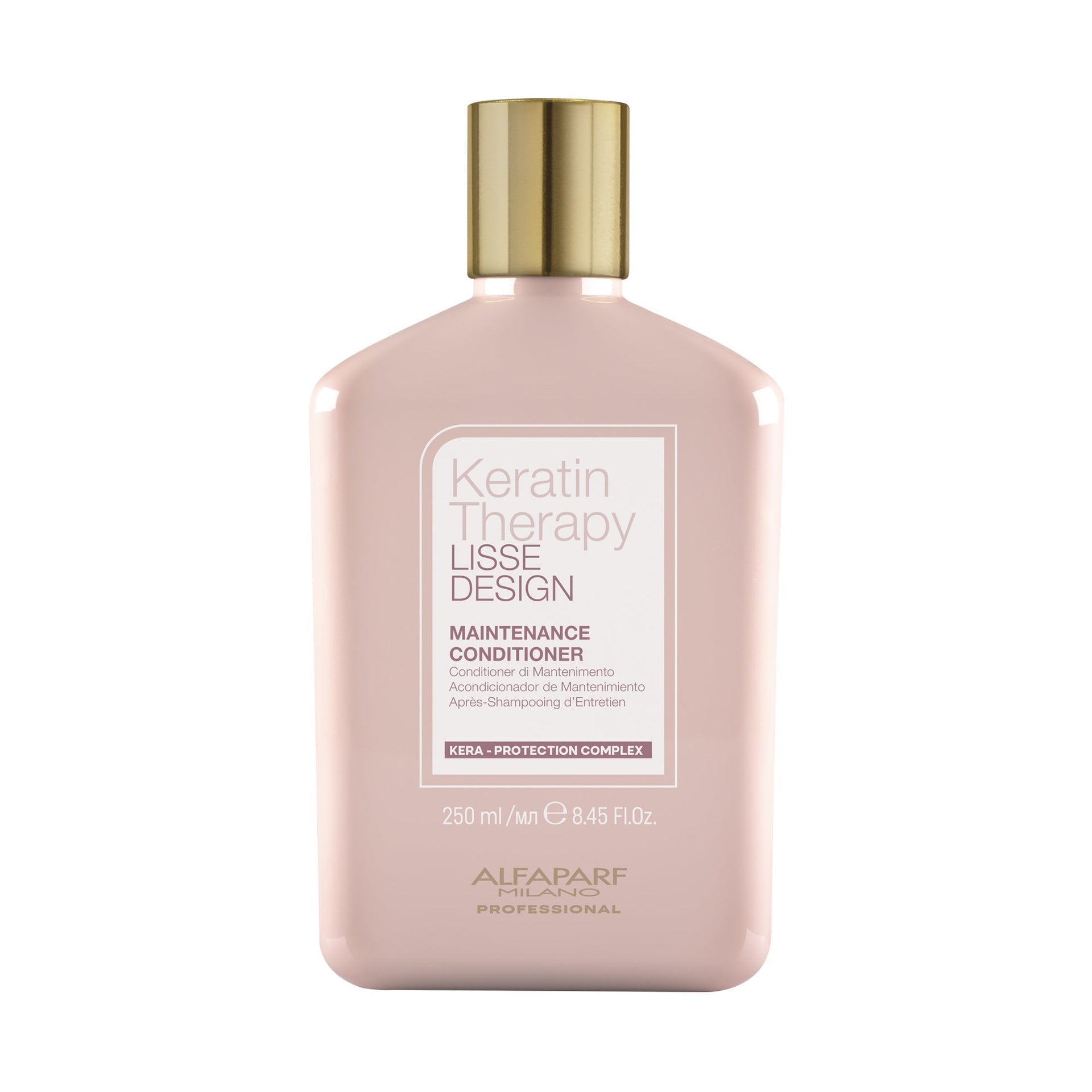 Alfaparf Milano Lisse Design KT Acondicionador Maintenance 250ml hidratación profunda para prolongar el alisado profesional