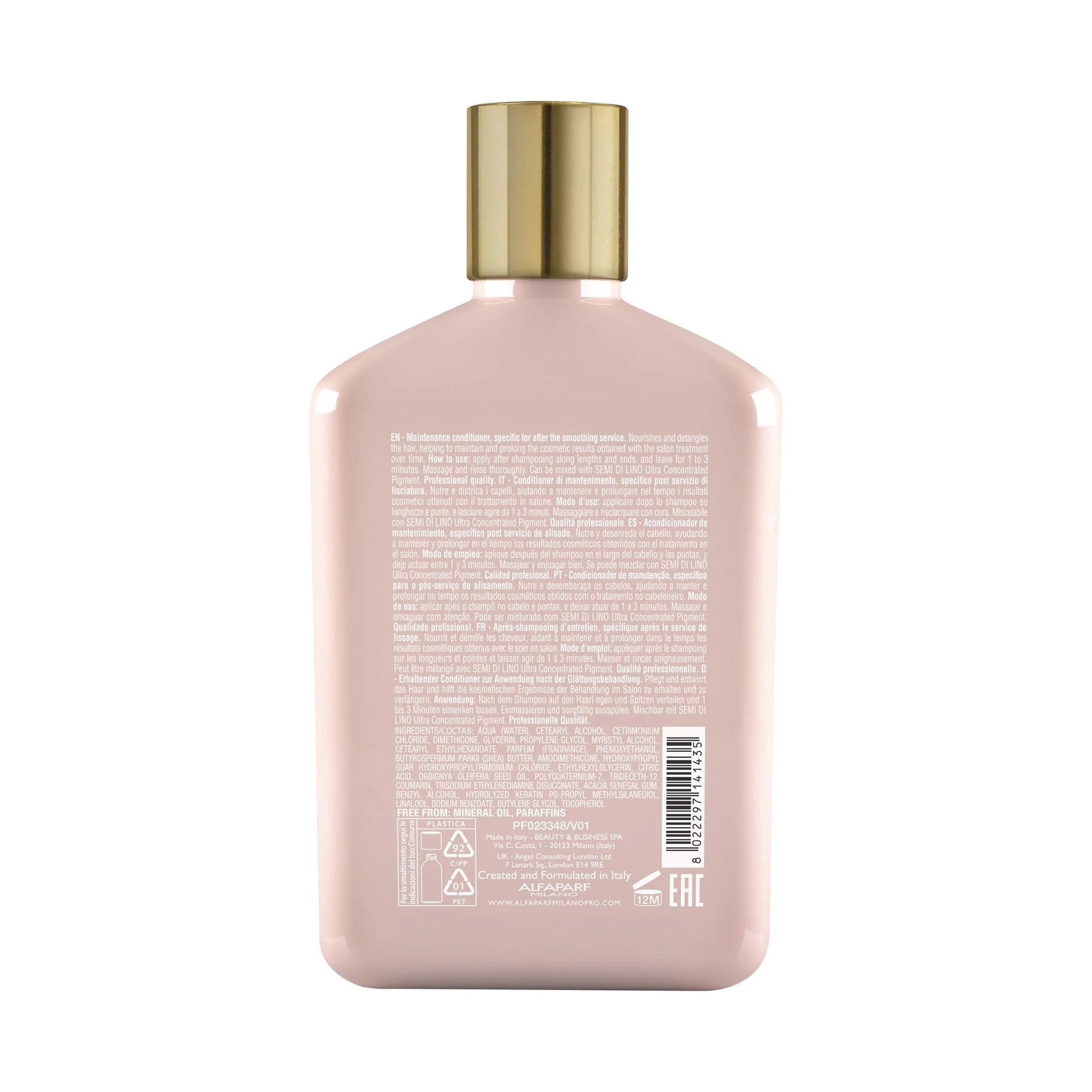 Alfaparf Milano Lisse Design KT Acondicionador Maintenance 250ml