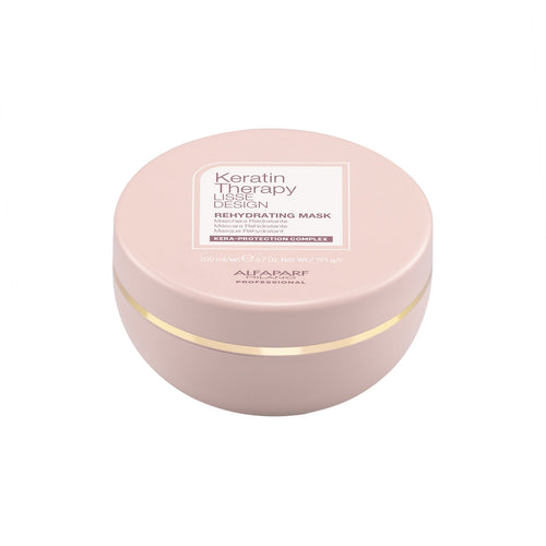 Alfaparf Milano Lisse Design Keratin Therapy Mascarilla Rehidratante 200ml para sellado de cutícula y brillo prolongado