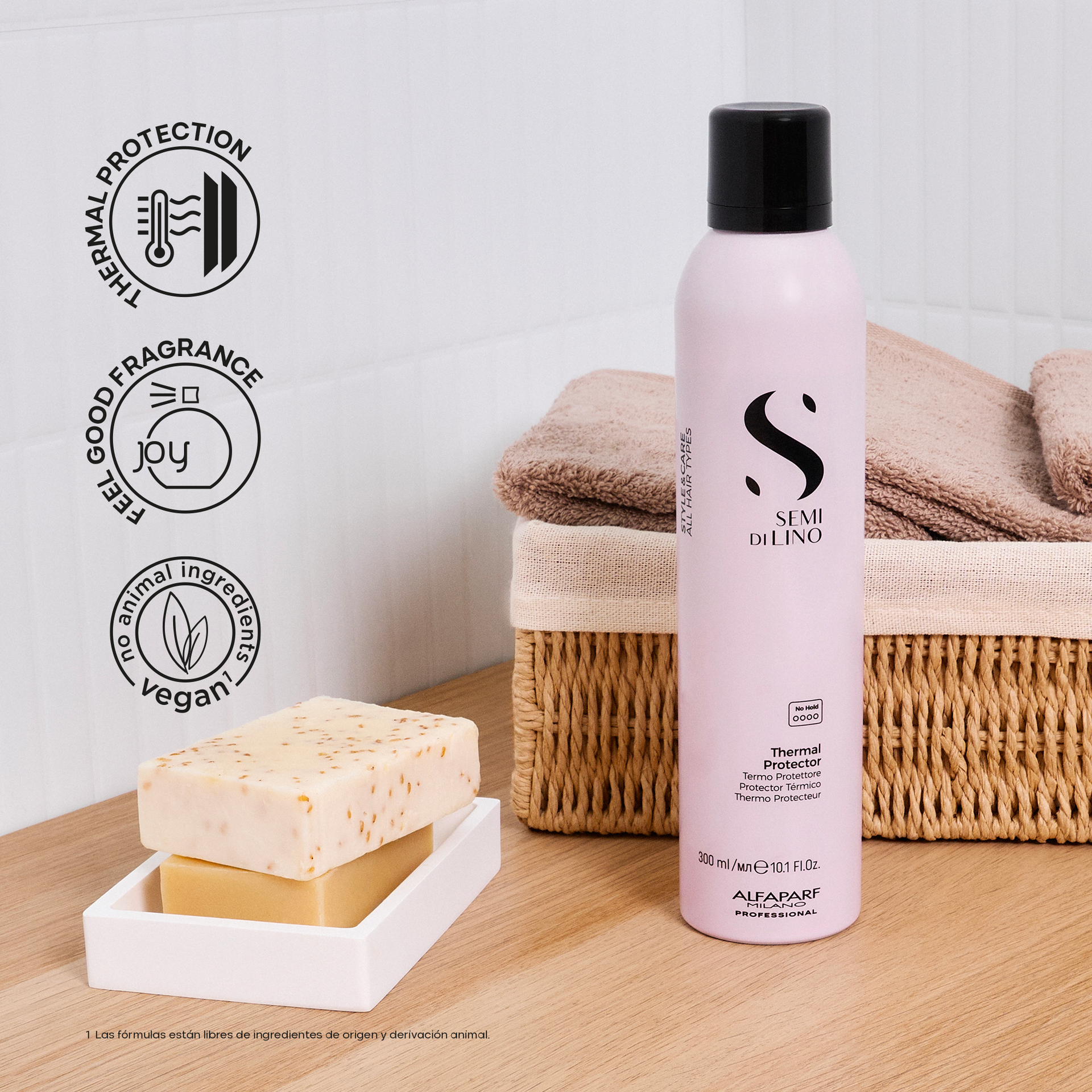 Alfaparf Milano Semi di Lino Styling Protector Térmico 300 ml