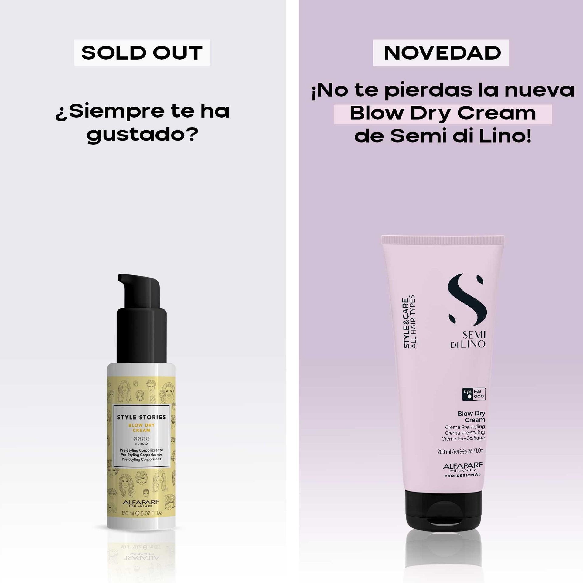 Alfaparf Milano Semi di Lino Styling Blow Dry Cream 200ml