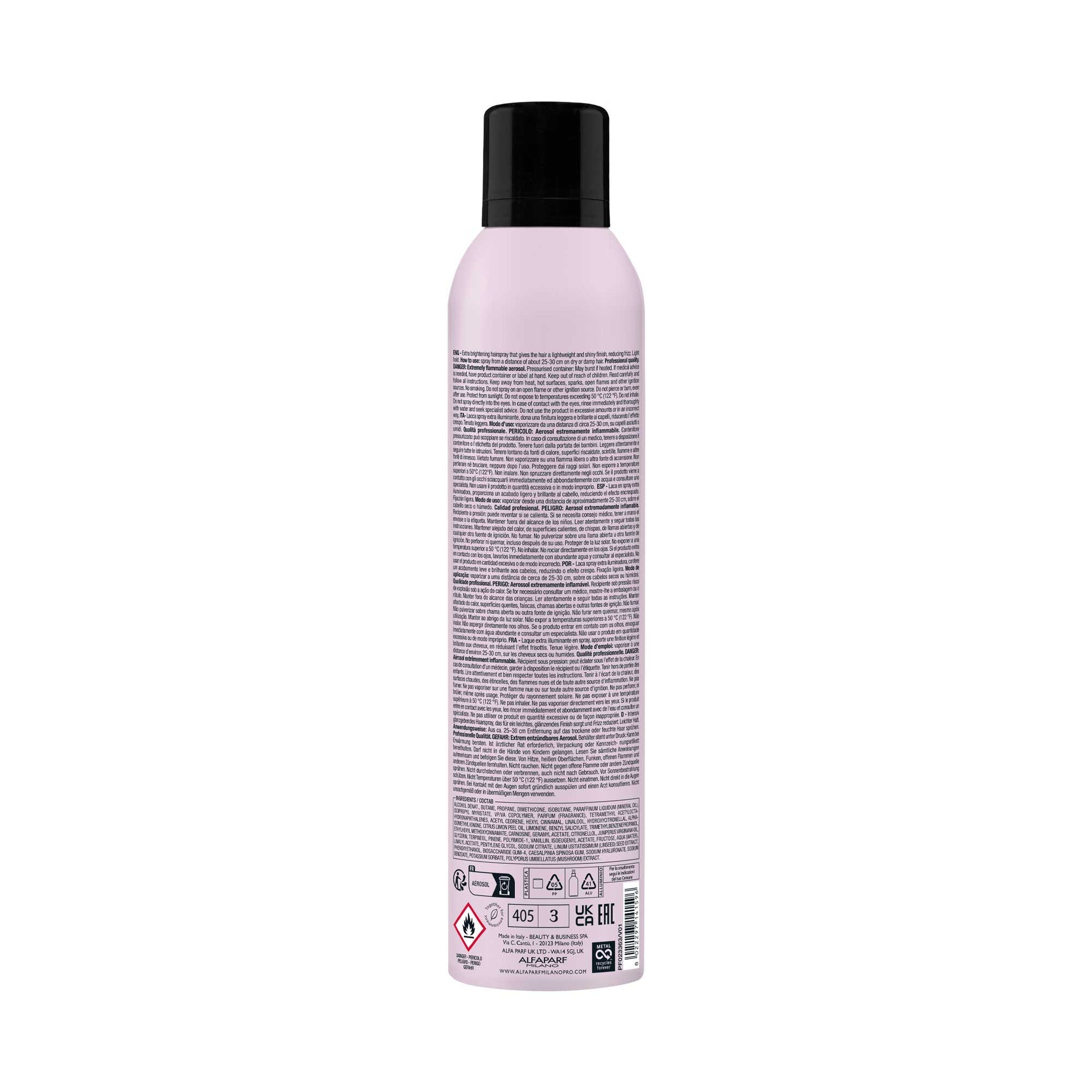 Alfaparf Milano Semi di Lino Styling Cristalli Laca de Fijación 300ml