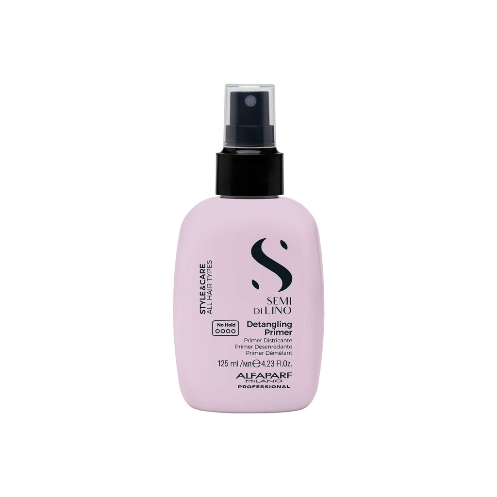 Alfaparf Milano Semi di Lino Styling Primer Desenredante 125ml con protección térmica para un cabello sedoso y sin frizz