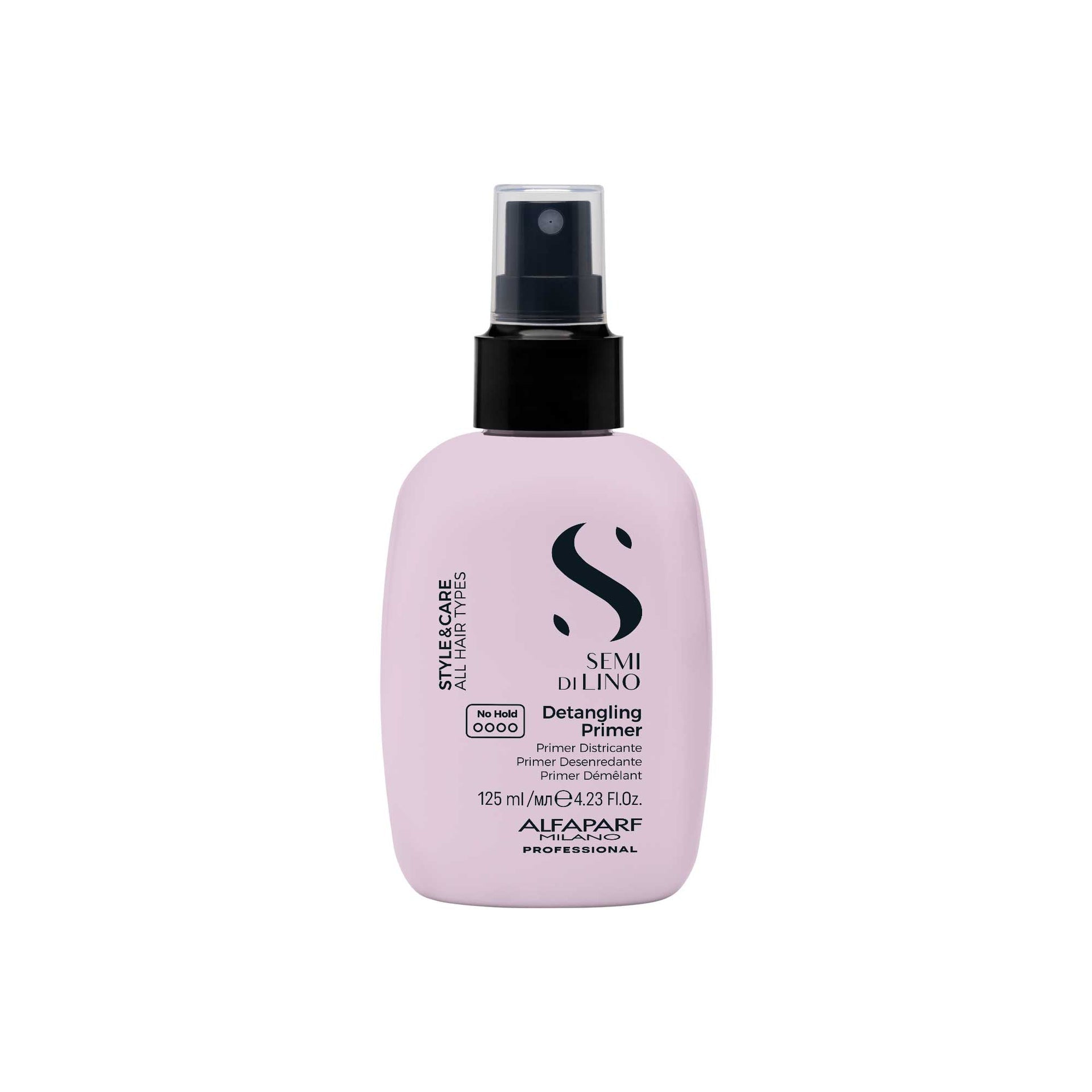Alfaparf Milano Semi di Lino Styling Primer Desenredante 125ml con protección térmica para un cabello sedoso y sin frizz