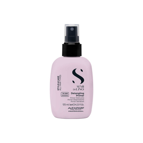 Alfaparf Milano Semi di Lino Styling Primer Desenredante 125ml con protección térmica para un cabello sedoso y sin frizz