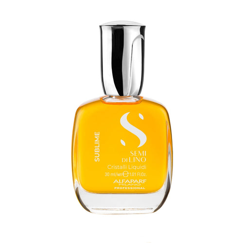 Alfaparf Milano Semi di Lino Sublime Cristalli Liquidi 30ml suero iluminador para un brillo instantáneo y sedosidad profesional