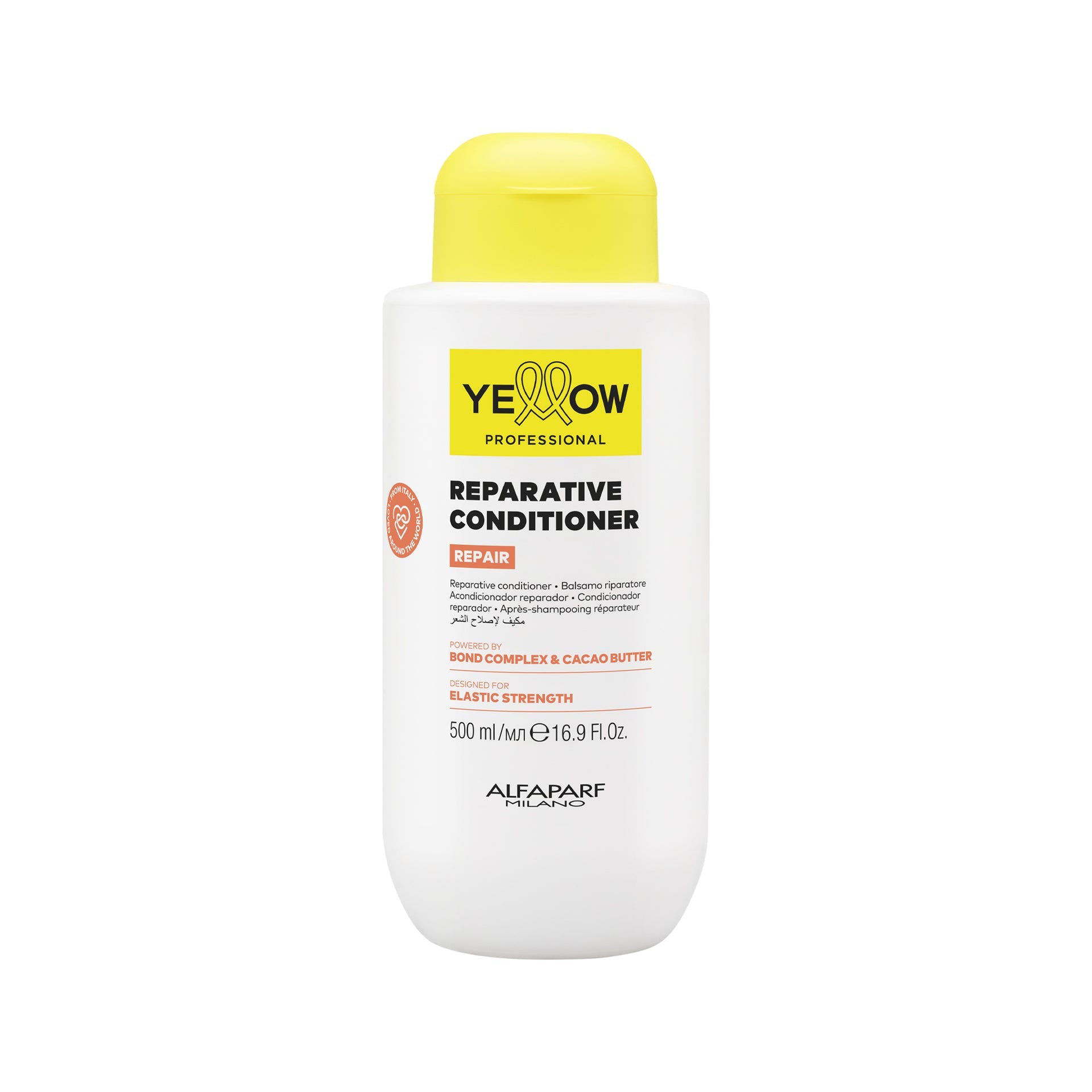 Yellow Repair Reparative Conditioner 500ml acondicionador de reconstrucción profunda para cabello muy dañado con Bond Complex