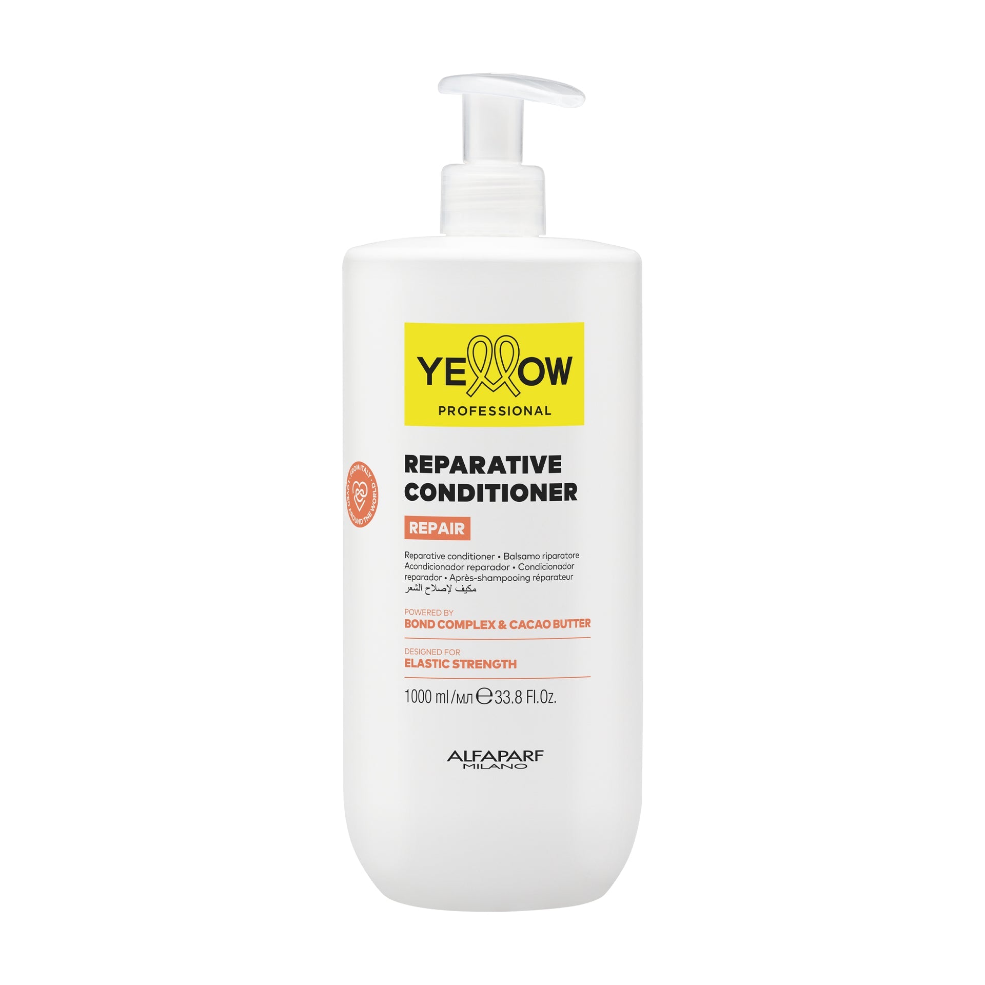 Yellow Repair Acondicionador Reparador 1000ml tratamiento de reconstrucción profunda para fortalecer el cabello muy dañado