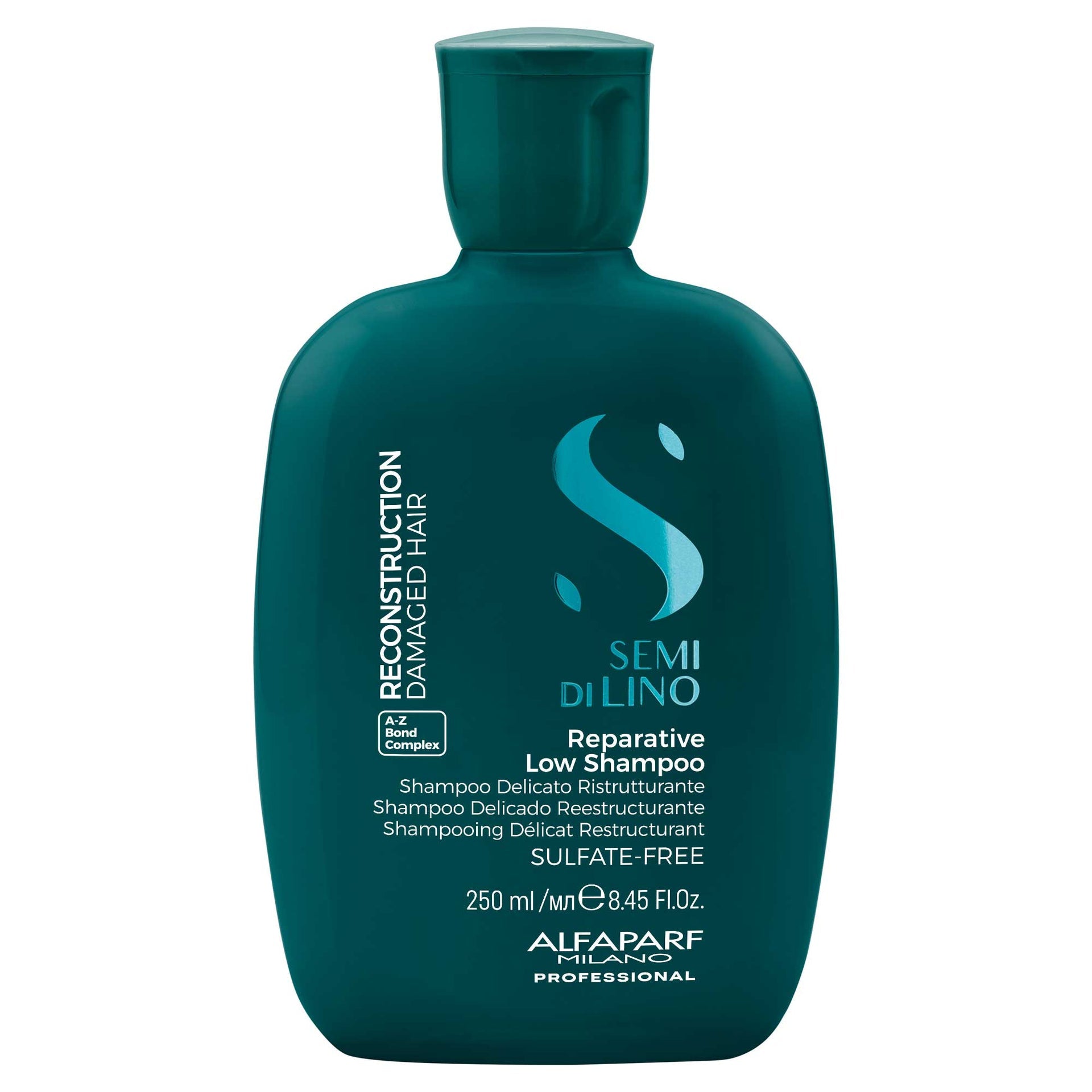 Alfaparf Milano Semi di Lino Reparative Shampoo 250ml tratamiento de reconstrucción profunda para cabello dañado y debilitado