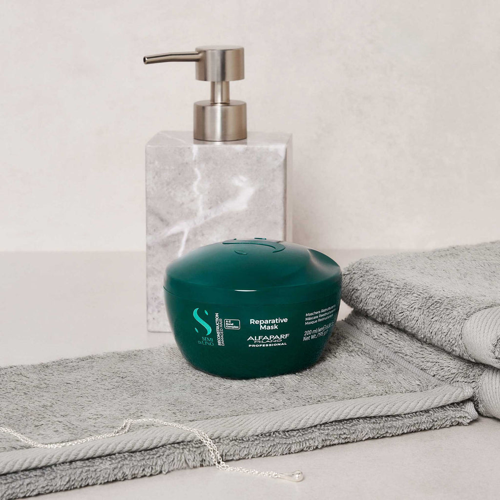 Alfaparf Milano Semi di Lino REPARATIVE MASK Mascarilla Reparadora 200ml