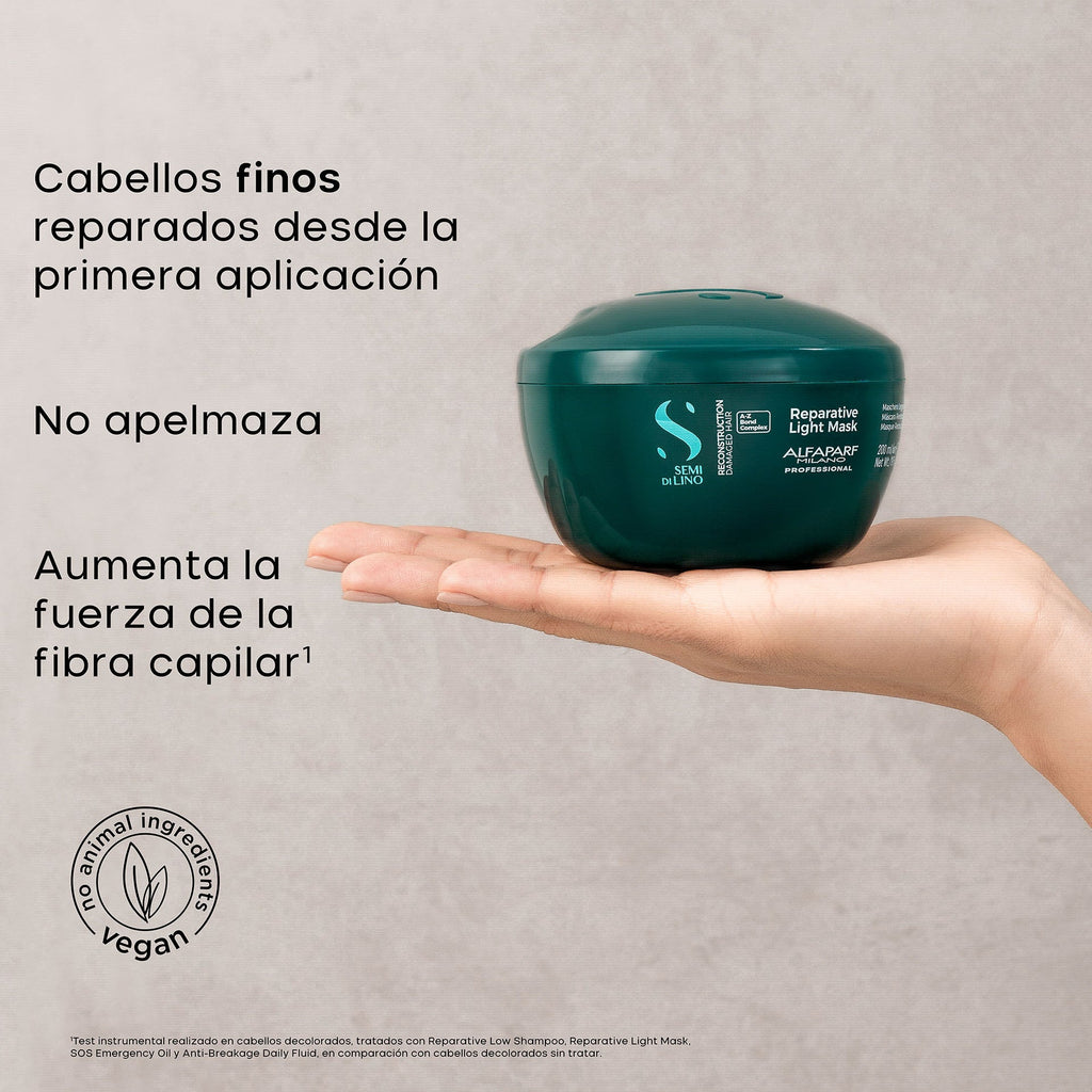 Alfaparf Milano Semi di Lino Reparative Light Mask Mascarilla Reparadora 200ml