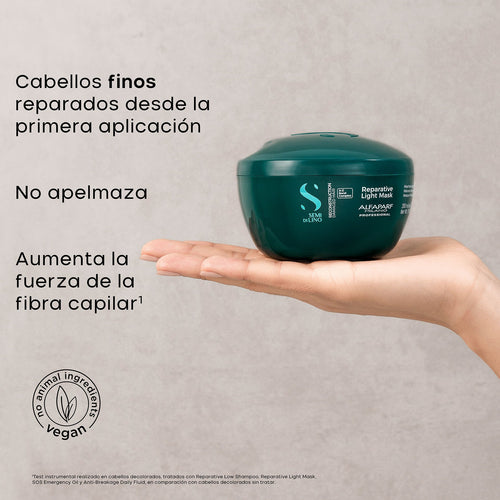 Alfaparf Milano Semi di Lino Reparative Light Mask Mascarilla Reparadora 200ml