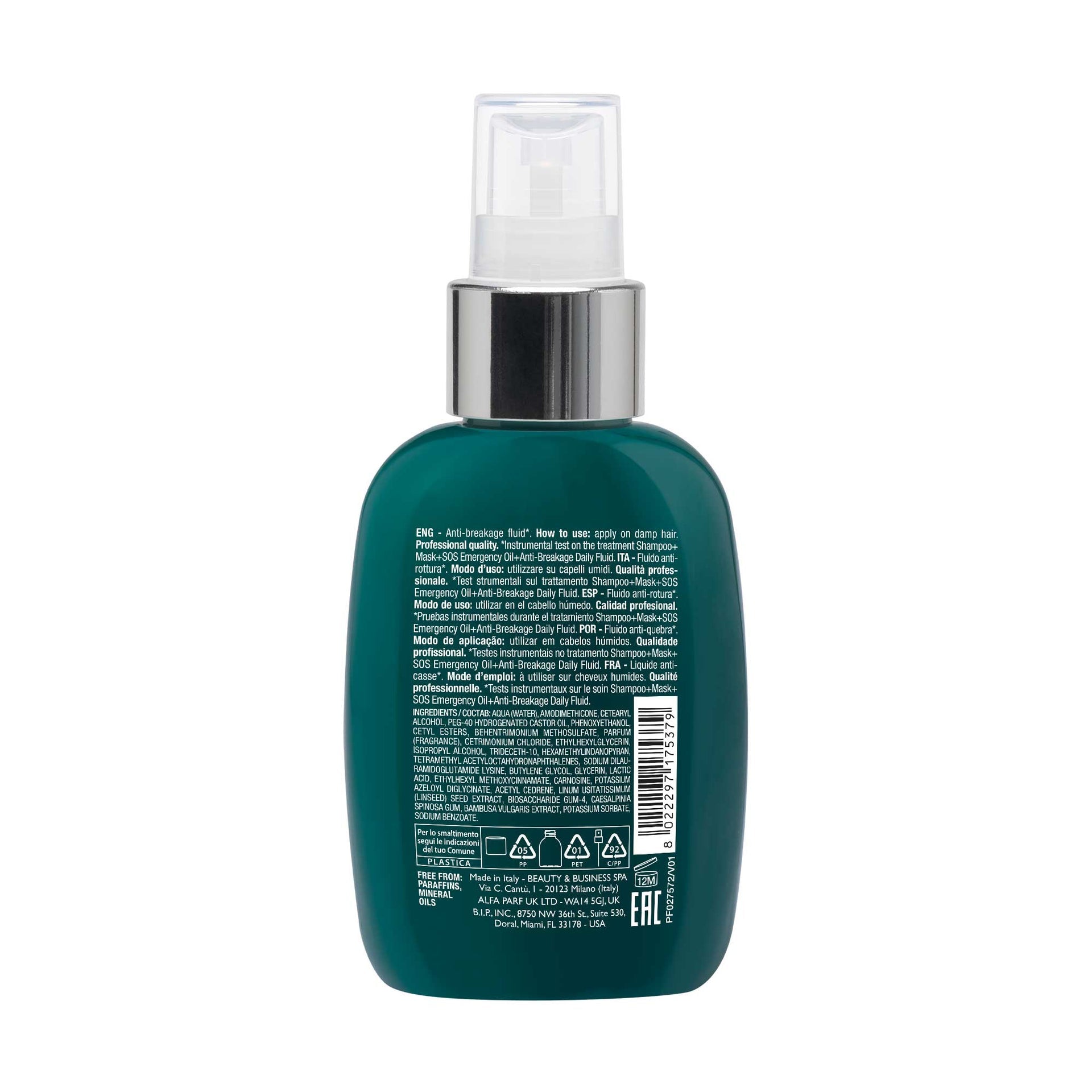 Alfaparf Milano Semi di Lino Reconstruction Fluido Anti-rotura 125ml