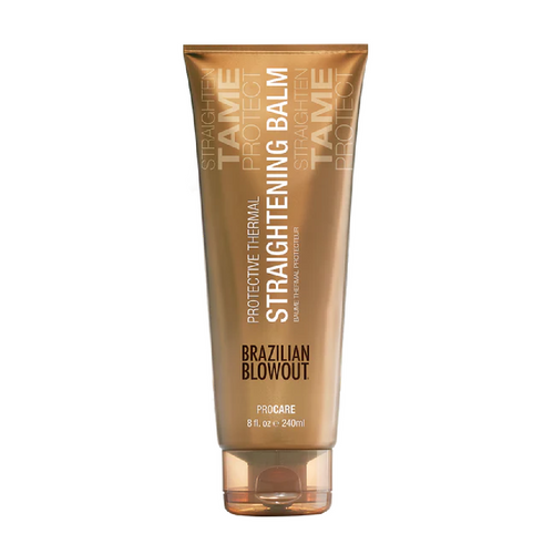 BS Brazilian Blowout Thermal Straightening Balm 236ml bálsamo alisador térmico con protección contra la humedad y el frizz