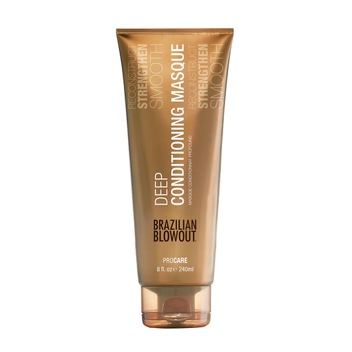BS Brazilian Blowout Deep Conditioning Professional Masque 235 ml Mascarilla Reconstructora con Control de Frizz de Larga Duración
