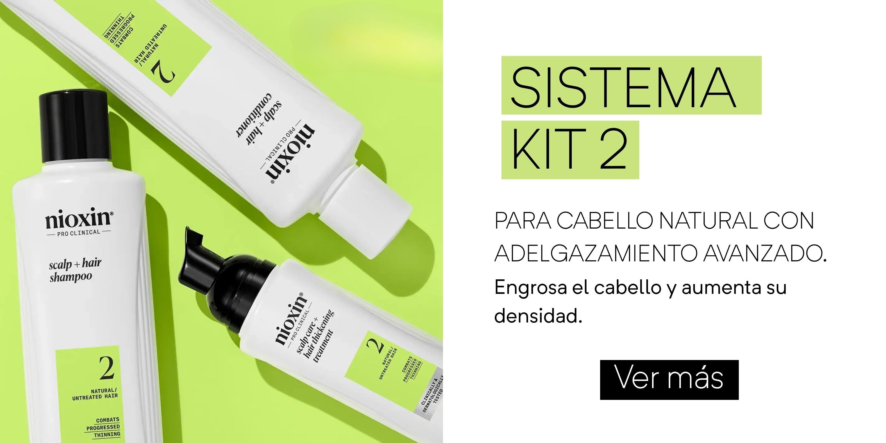 Nioxin Cleanser Shampoo Anticaída Sistema #2  1000 ml Cabello Natural