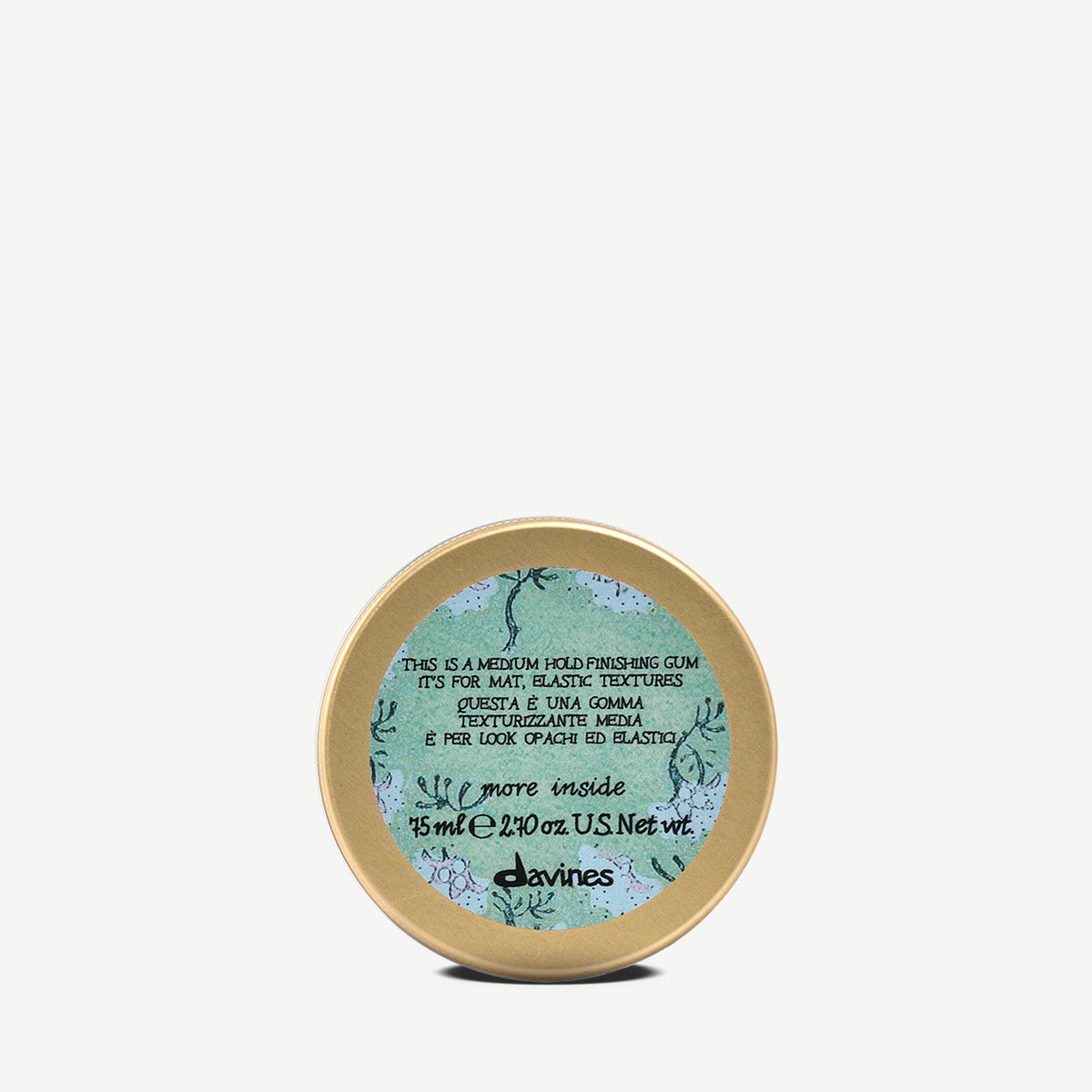 Davines Medium Hold Finishing Gum Goma Elástica Texturizadora Fijación Media 75ml