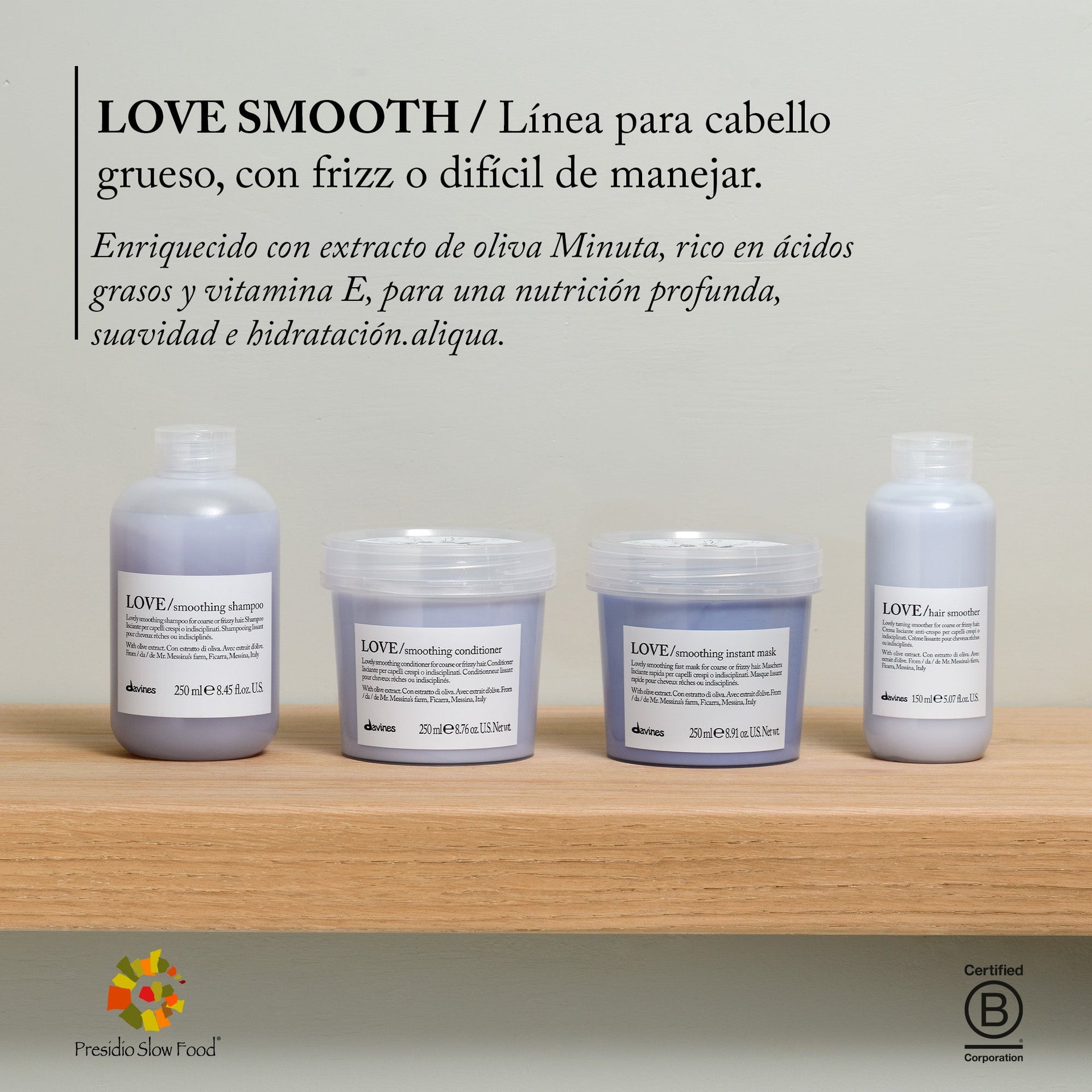 Davines Love Smoothing Shampoo 250ml