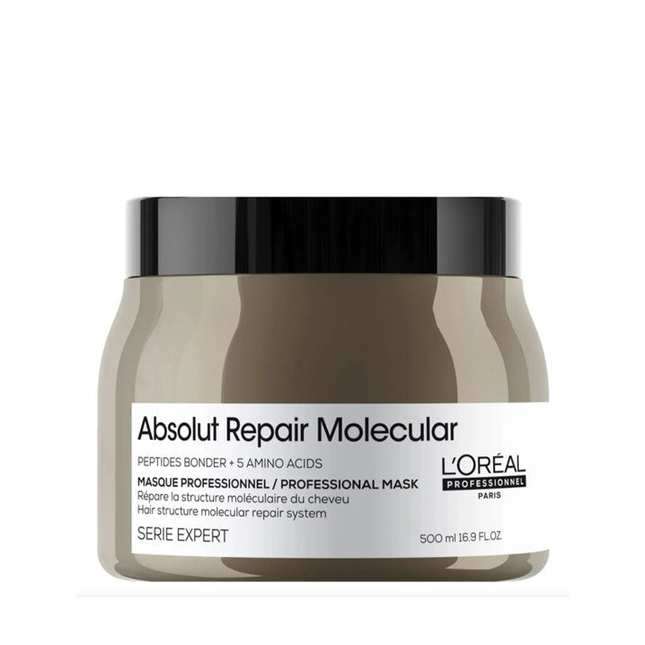 L'Oréal Professionnel Absolut Repair Molecular Mascarilla 500ml para reparación profunda del cabello dañado
