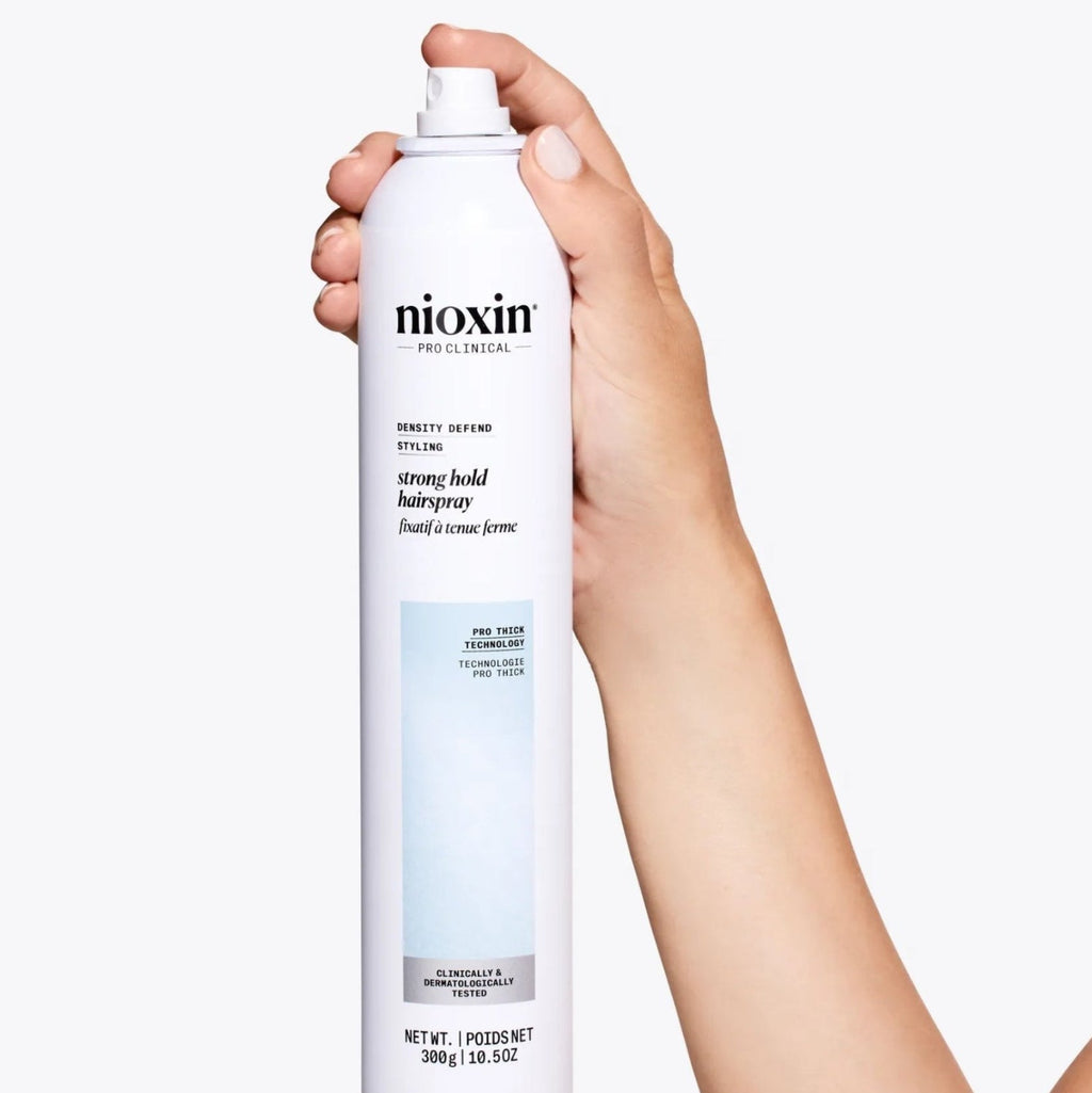 Nioxin Niospray Spray de Fijación Flexible, Repeinable, Protección Térmica 300 ml.
