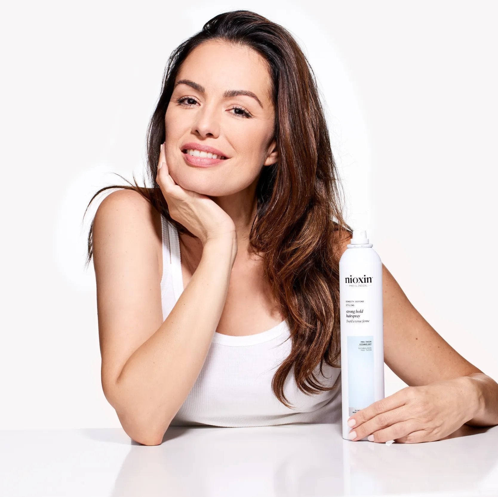 Nioxin Niospray Spray de Fijación Flexible, Repeinable, Protección Térmica 300 ml.