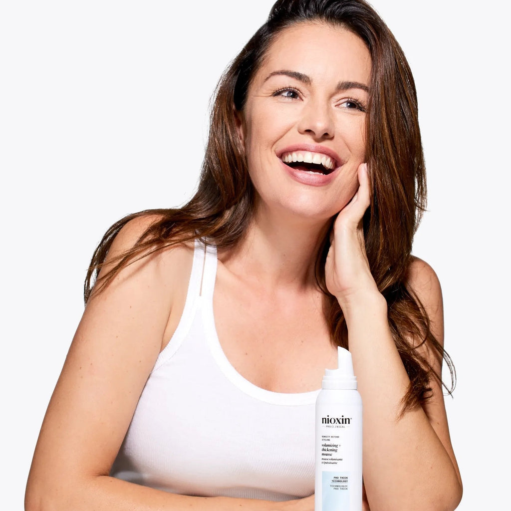 Nioxin Bodifying Foam, Mousse de Fijación Flexible, Anticaída, Anti-frizz 200 ml