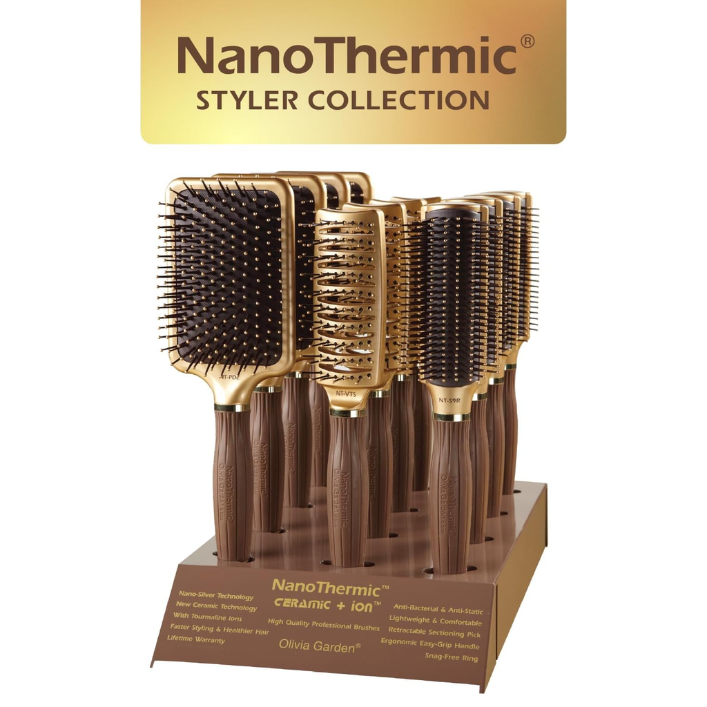 Olivia Garden NanoThermic Styler Vent Cepillo para Cabello