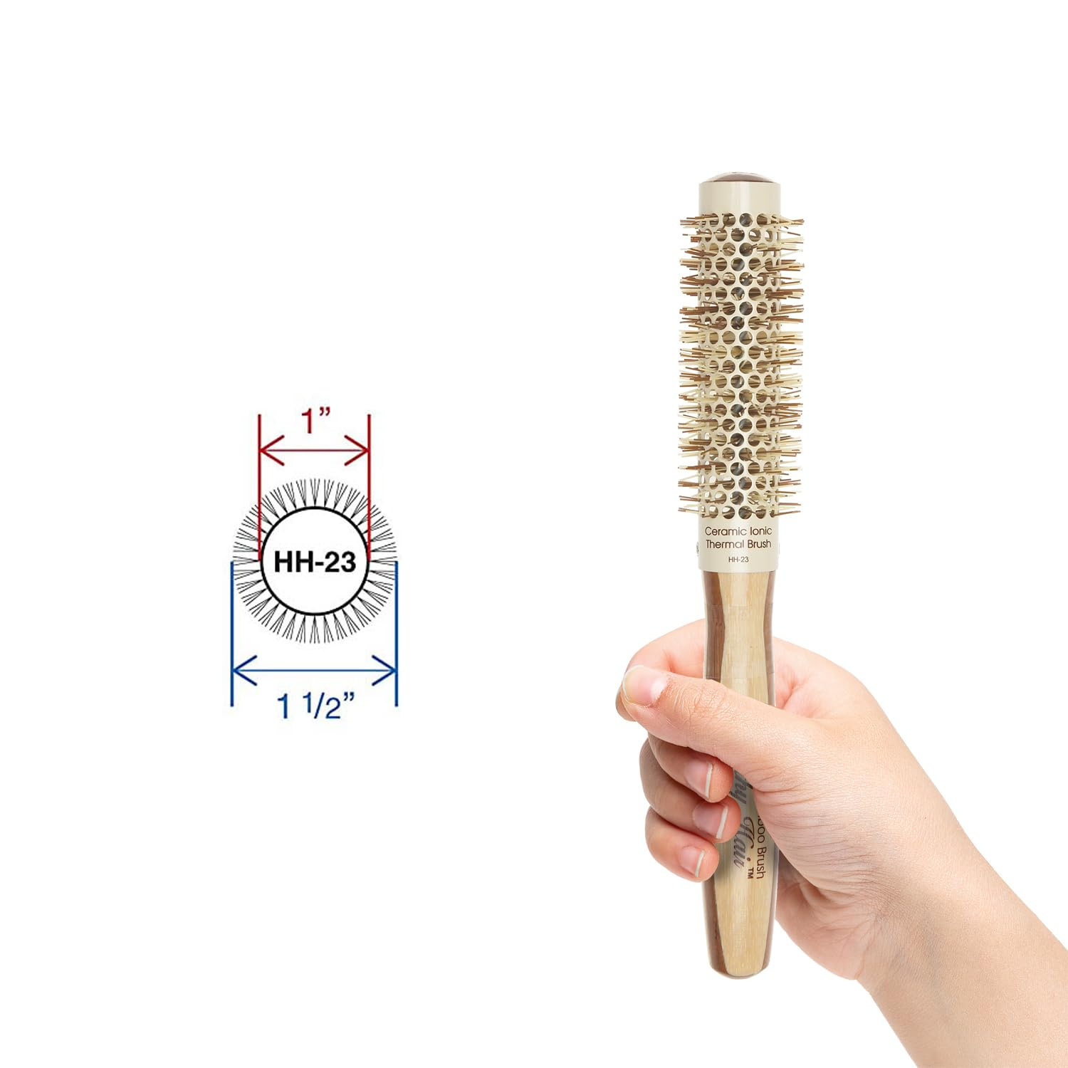 Olivia Garden Healthy Hair Cepillo Térmico 1"